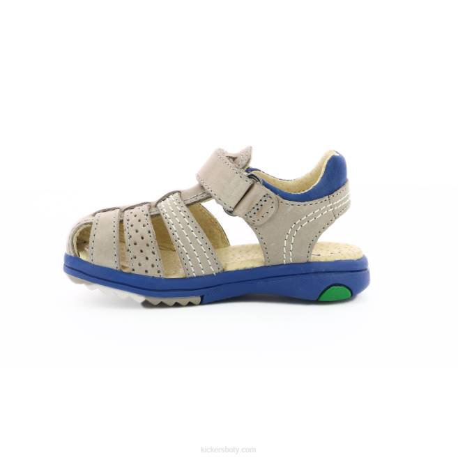 Kickers děti platinově šedá modrá JP26707