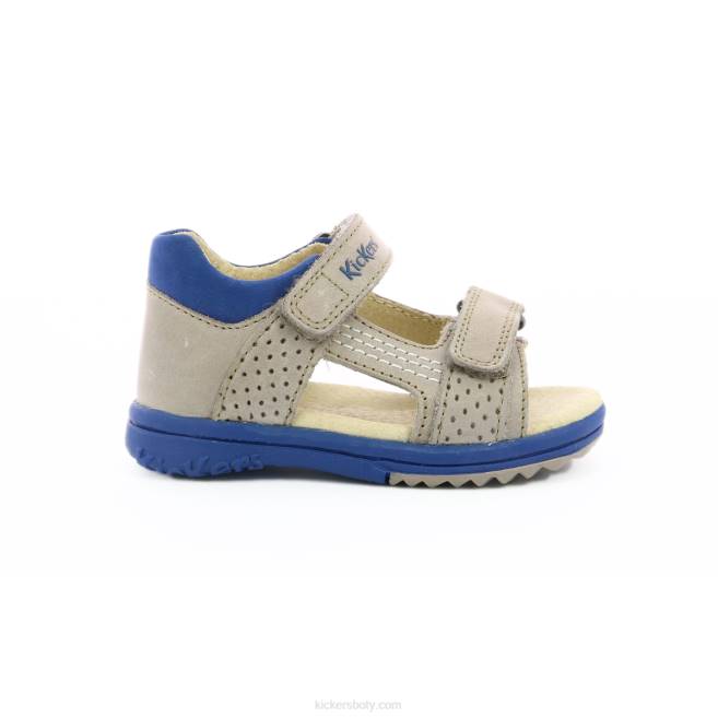 Kickers děti plazabi šedomodrá JP26390