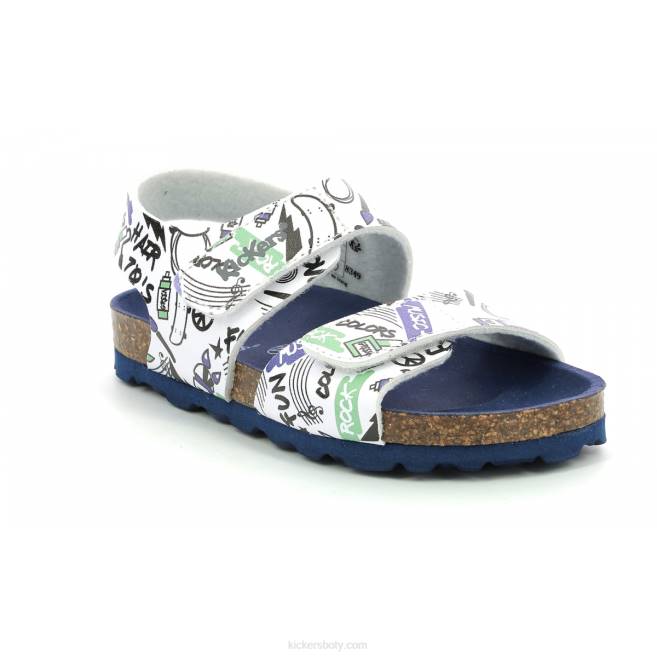 Kickers děti summerkro bílá ulice JP26643