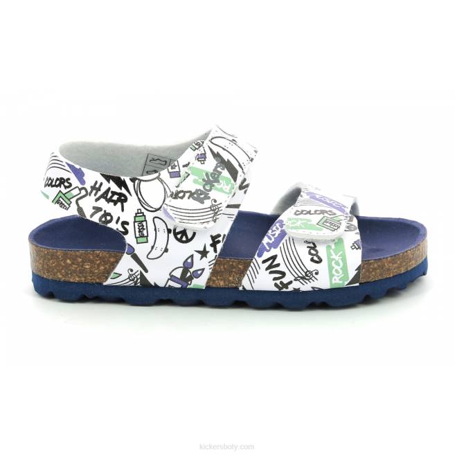 Kickers děti summerkro bílá ulice JP26643