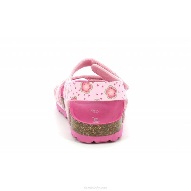 Kickers děti summerkro světle růžový květ JP26528
