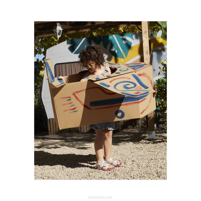 Kickers děti summerkro vícebarevná pláž JP26591