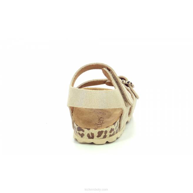 Kickers děti sunkro béžový leopard JP26680