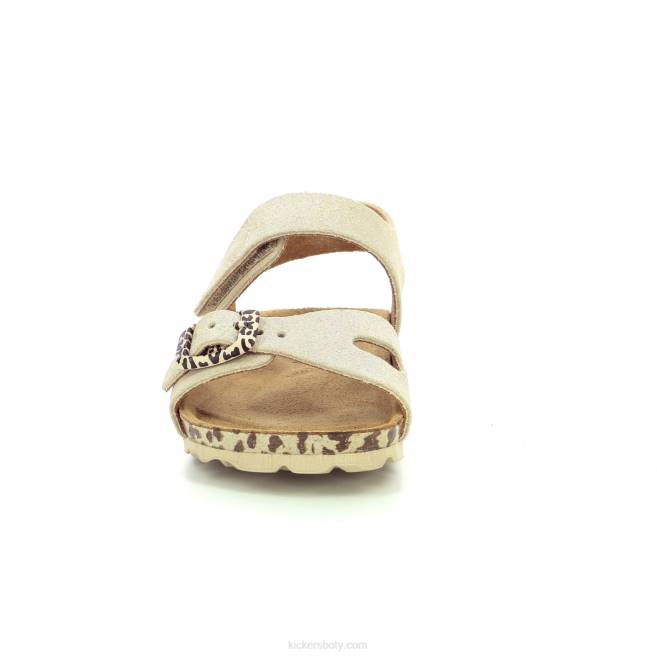 Kickers děti sunkro béžový leopard JP26680