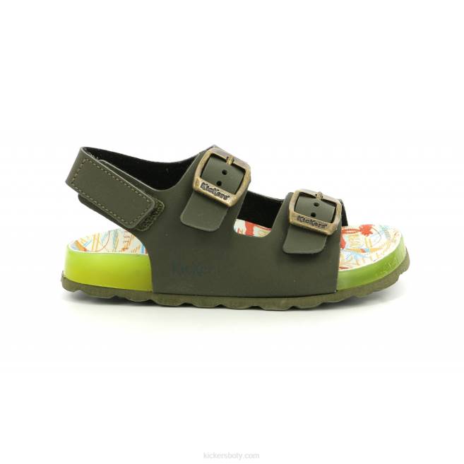 Kickers děti sunyva khaki žlutý příboj JP26515