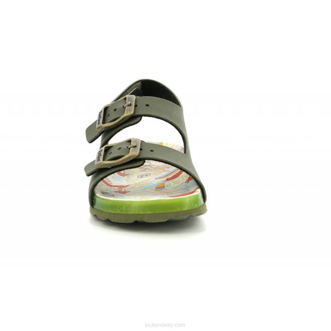 Kickers děti sunyva khaki žlutý příboj JP26515