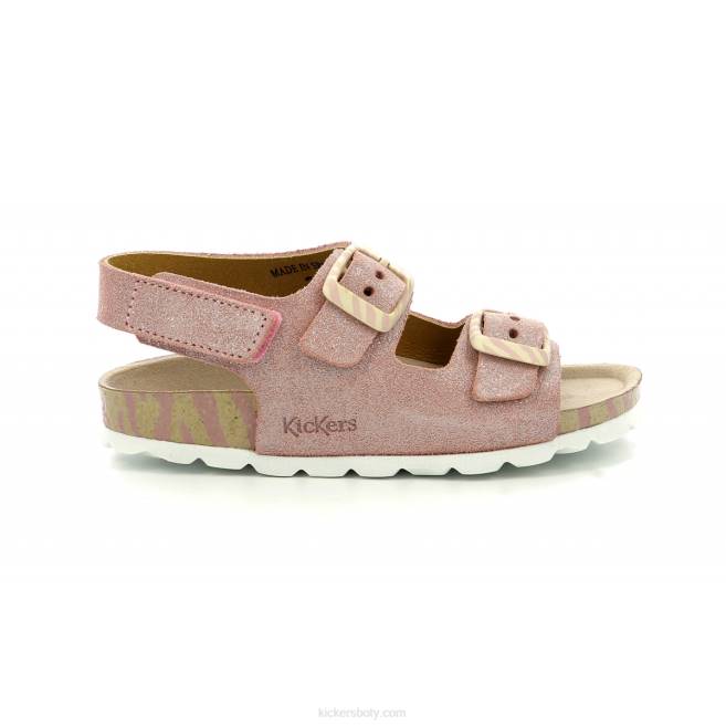 Kickers děti sunyva měděná zebra JP26690