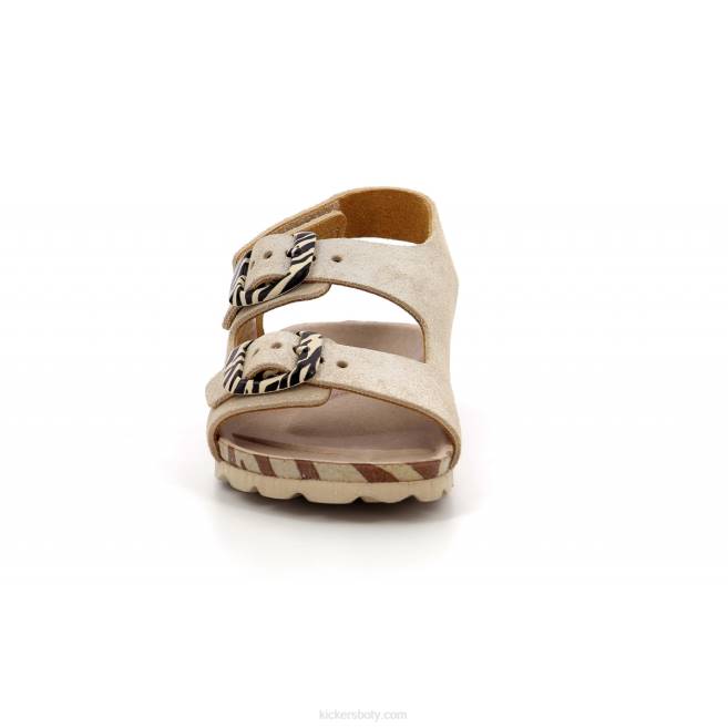 Kickers děti sunyva stříbrná zebra JP26691