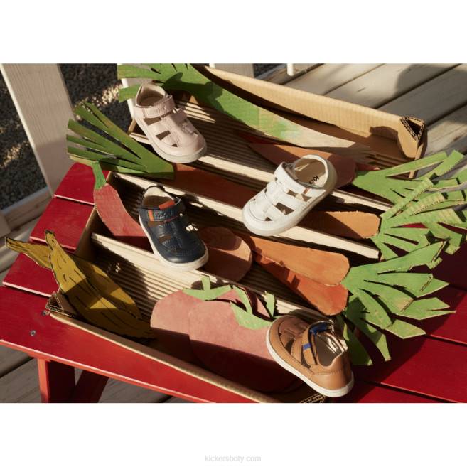 Kickers děti tractus velbloudí modrá JP26460