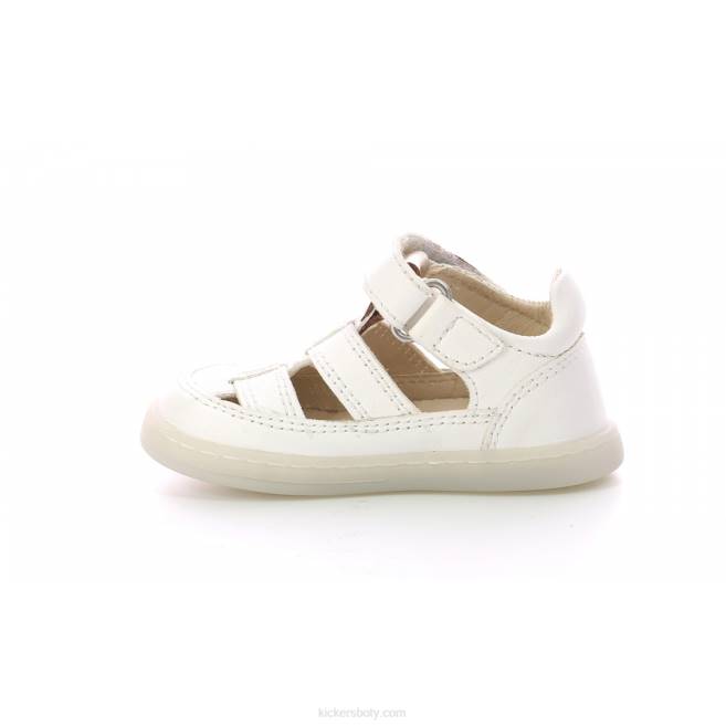 Kickers děti traktus bíle metalizovaný JP26626