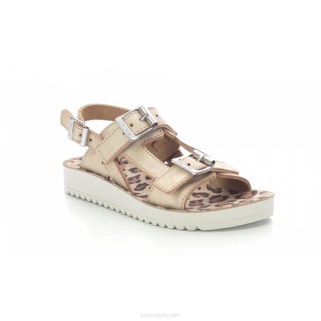 Kickers děti zlato odysa JP26485