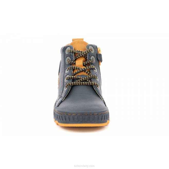 Kickers děti kickdundy tmavě oranžová JP26989