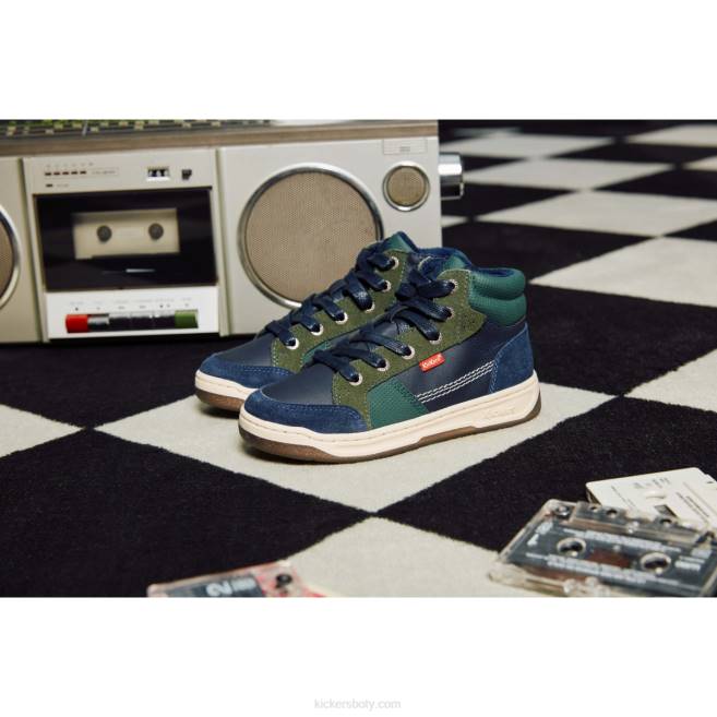 Kickers děti kickosta tmavě zelená JP26962