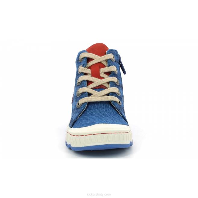 Kickers děti kickrup modrá červená JP26930