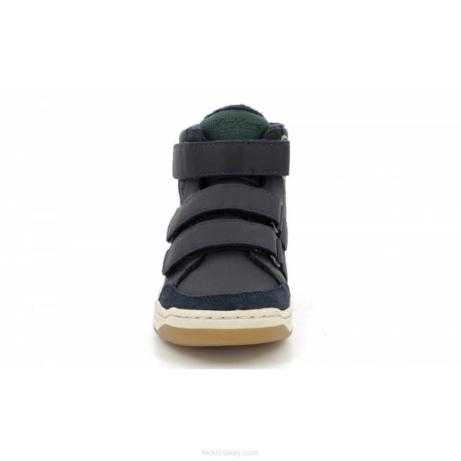 Kickers děti kroisy námořnická zelená JP26940