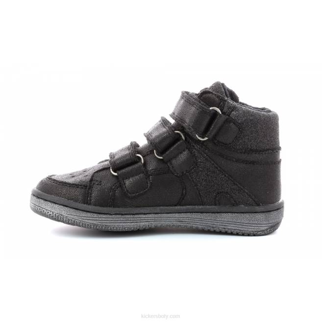 Kickers děti lohan jasně černá JP26949