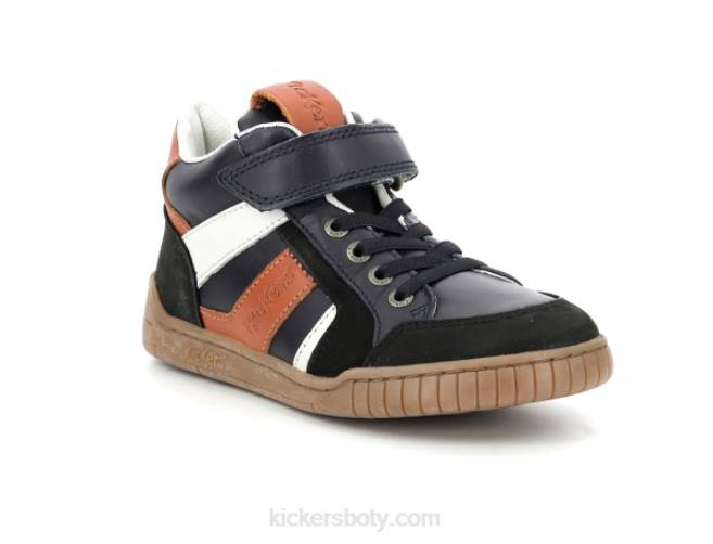 Kickers děti wincky cdt black camel navy JP26988