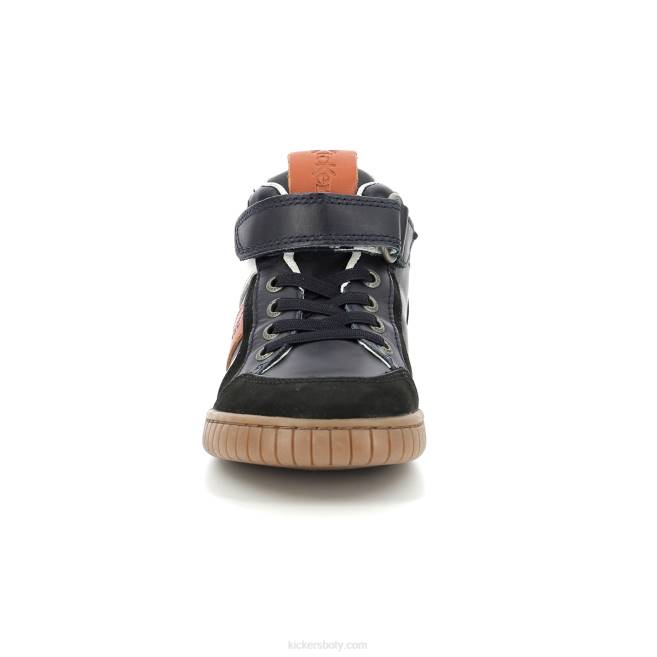 Kickers děti wincky cdt black camel navy JP26988