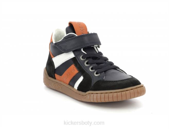 Kickers děti wincky cdt black camel navy JP26995