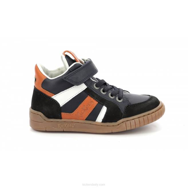 Kickers děti wincky cdt black camel navy JP26995