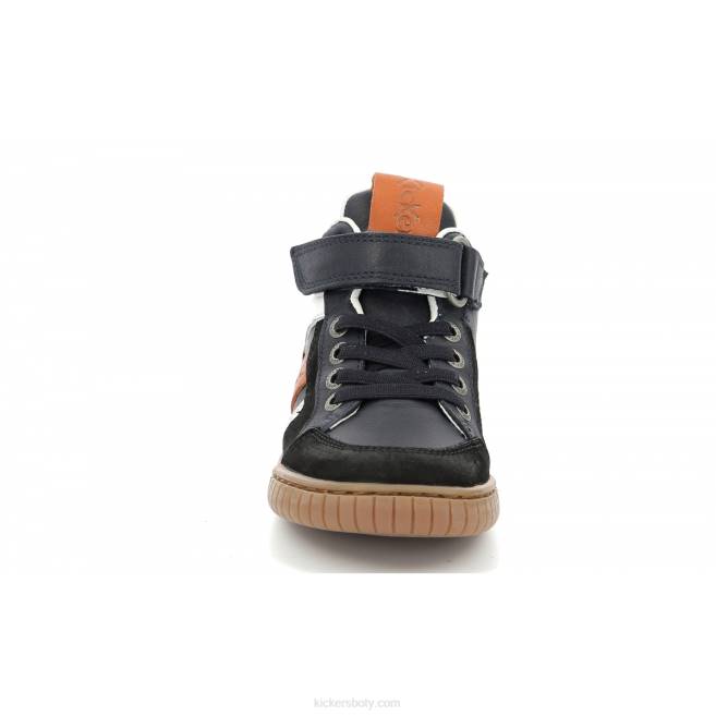 Kickers děti wincky cdt black camel navy JP26995