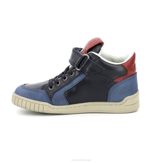 Kickers děti wincky cdt blue red navy JP26987
