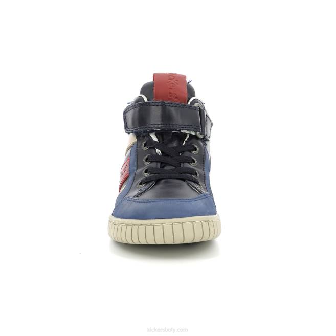 Kickers děti wincky cdt blue red navy JP26987