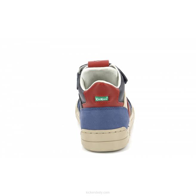 Kickers děti wincky cdt blue red navy JP26994