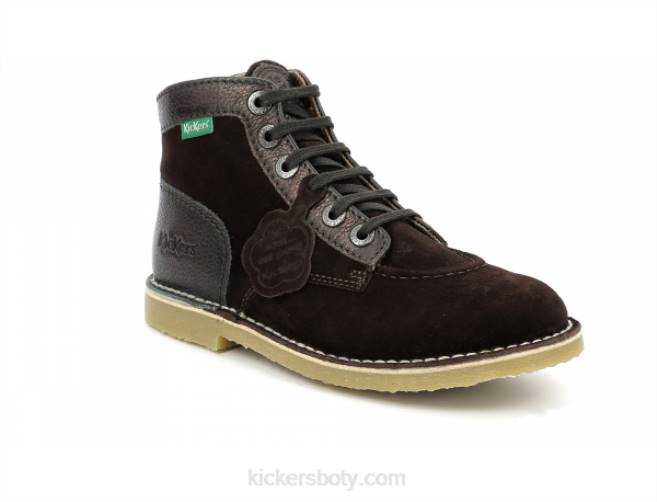Kickers ženy kicklegend tmavě hnědá JP26274