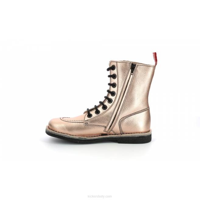 Kickers ženy metickzip zlato růžová JP26290