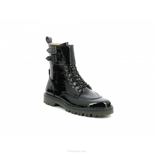 Kickers ženy deckranger černý patent JP26207