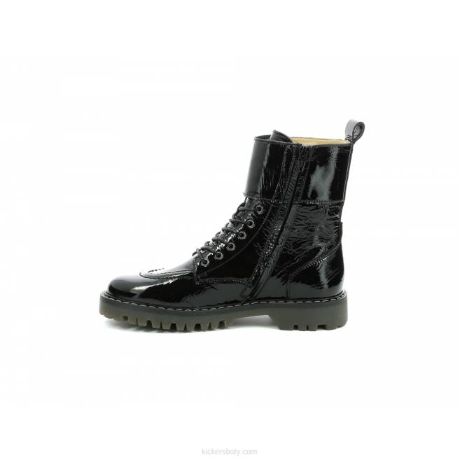 Kickers ženy deckranger černý patent JP26207
