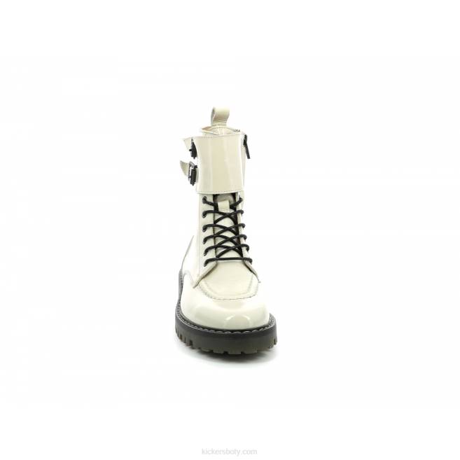 Kickers ženy deckranger off white patent JP26208