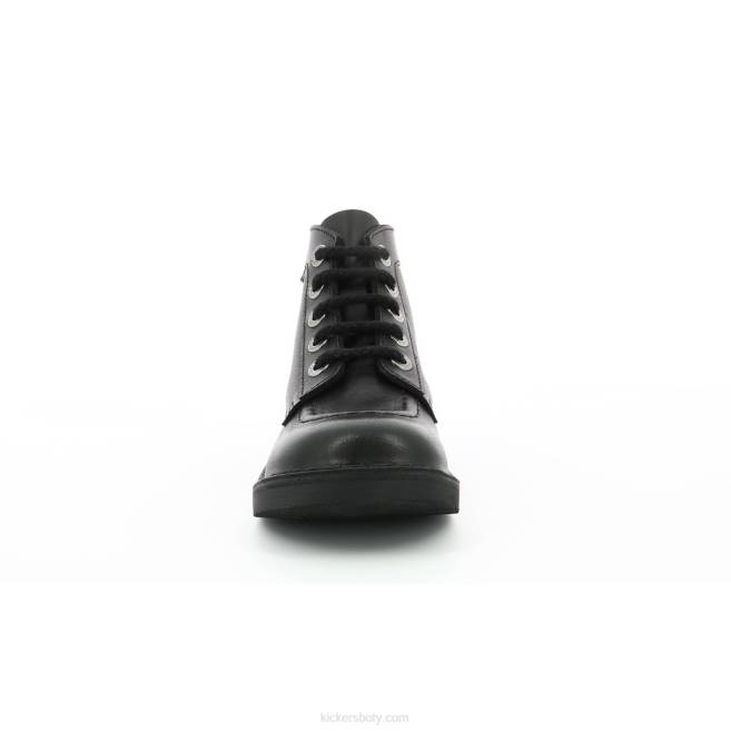 Kickers ženy kick col černá stiching černá trvalá JP26243