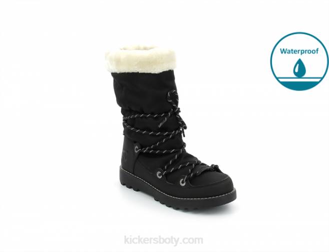 Kickers ženy kick neosnow černý JP26233