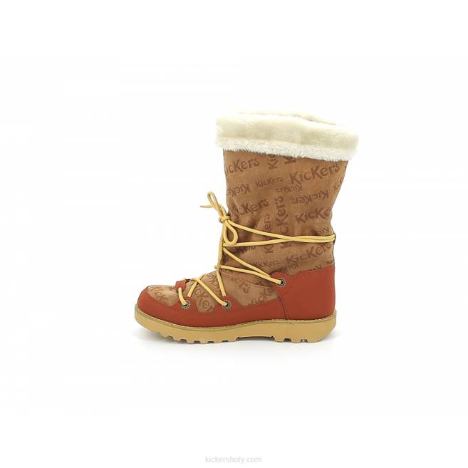 Kickers ženy kop neosnow camel rouille JP26212
