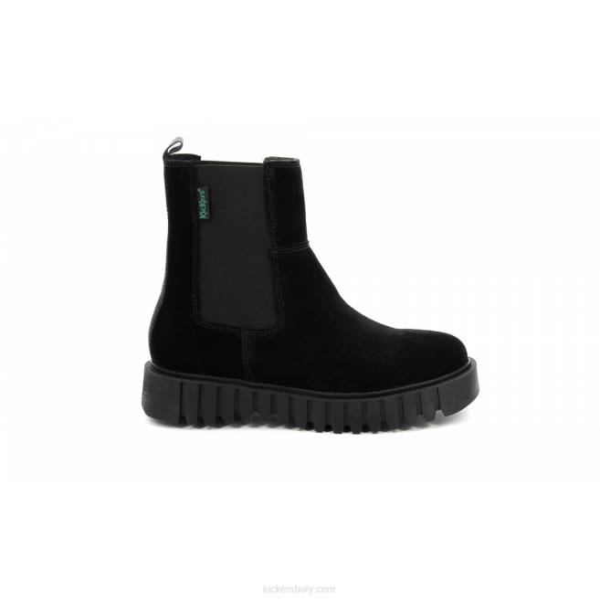 Kickers ženy kopat oblíbený jiný černý JP26238