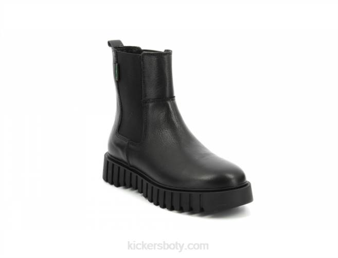 Kickers ženy kopat oblíbenou černou JP26235