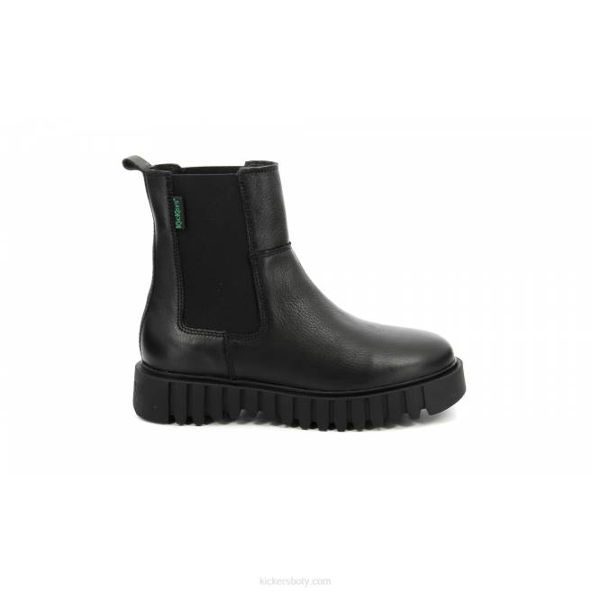 Kickers ženy kopat oblíbenou černou JP26235