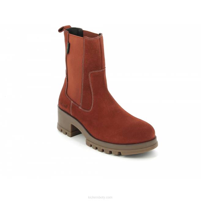 Kickers ženy kopnout šťastný pomerančový rouille JP26215