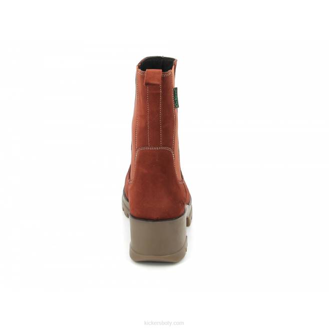 Kickers ženy kopnout šťastný pomerančový rouille JP26215