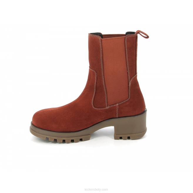 Kickers ženy kopnout šťastný pomerančový rouille JP26215