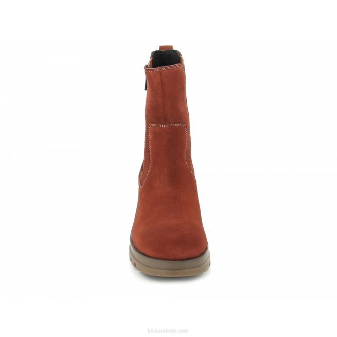 Kickers ženy kopnout šťastný pomerančový rouille JP26215