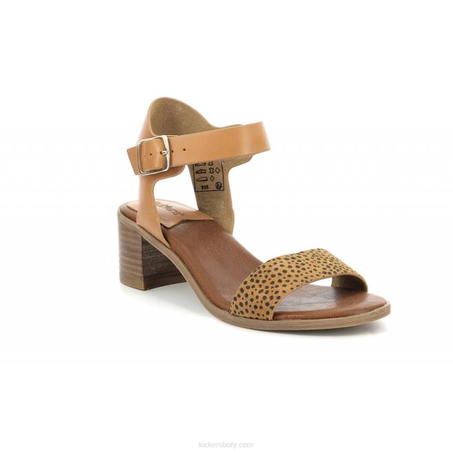 Kickers ženy Volou velbloudí černý potisk JP2679