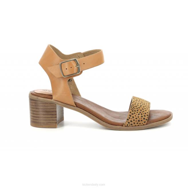 Kickers ženy Volou velbloudí černý potisk JP2679