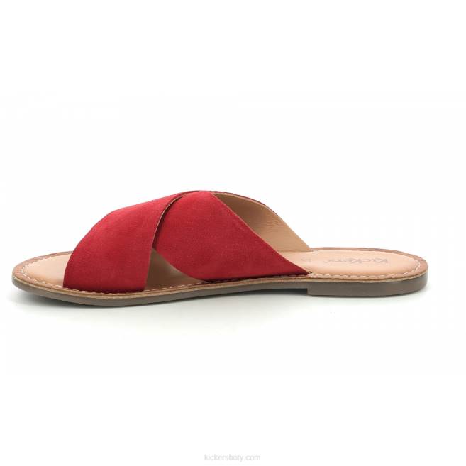 Kickers ženy diaz-2 tmavě červená JP2669