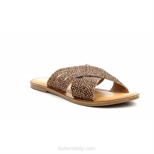 Kickers ženy kick day černě tištěný JP2683