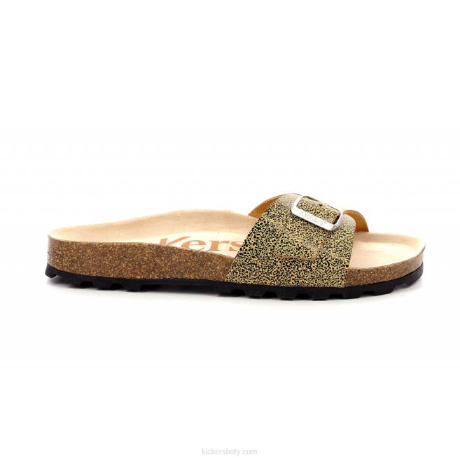 Kickers ženy kick eyra hnědý černý tisk JP26109