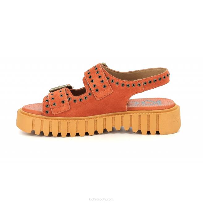 Kickers ženy kick falk orange brique JP2680