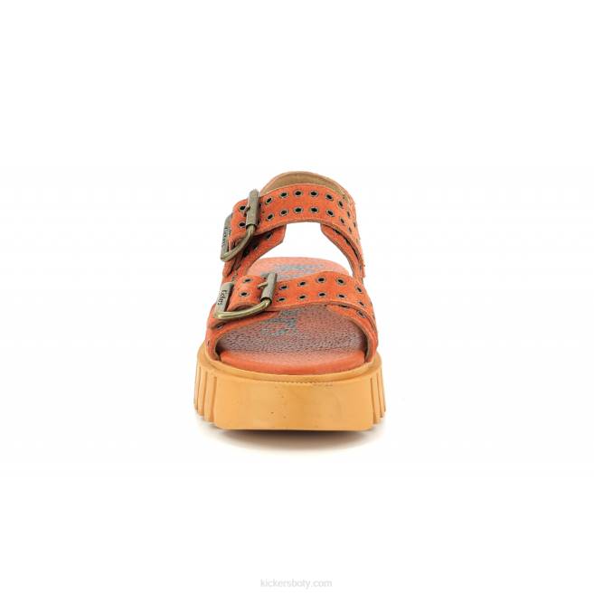 Kickers ženy kick falk orange brique JP2680